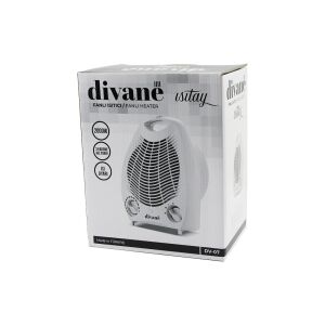 DİVANE FANLI ISITICI SOBA ( 3 KADEME HIZ AYAR ) ( 2000W ) ( AYARLANABİLİR TERMOSTAT & OTO SICAKLIK KONTROL & AŞIRI ISINMAYA KORUMA )*8
