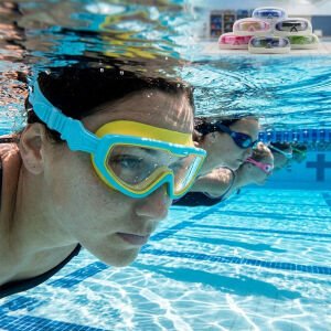 BESTWAY MC-360 ( KUTULU ) ( SİLİKON & RENKLİ CAM ) YÜZÜCÜ DENİZ & HAVUZ GÖZLÜK ( KULAK TIKAÇ )*12X2