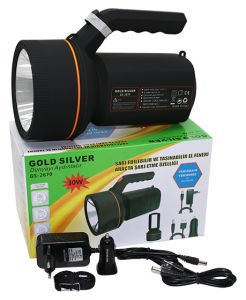 GOLD SİLVER GS-2670 2İN1 ( 30W & 28SMD LED ) USB & OTO & ADAPTÖR ŞARJLI EL FENERİ PROJEKTÖR*16            Q9