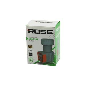 ROSE RG-400 ( 4LÜ ) UYDU ( LNB ) UNIVERSAL QUAD ( FULL HD 1080P ) ( 0.1dB )*100
