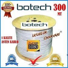 BOTECH ( 300MT ) KOAKSİYEL UYDU ANTEN KABLO RG 6/U4L*1