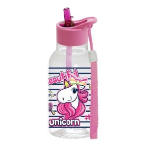 460 CC ASKILI PİPETLİ DESENLİ MATARA - UNİCORN