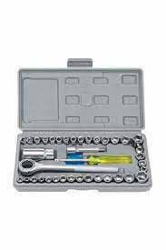 MAN REF-103025 ( 40PCS ) ( 1/4 & 3/8 ) LOKMA TAKIMI ( PLASTİK KUTULU ) METRIC SIZE COMBINATION SET*40