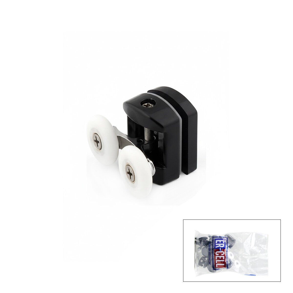 ER-CELL (SİYAH)  DUŞAKABİN TEKERİ*8X100