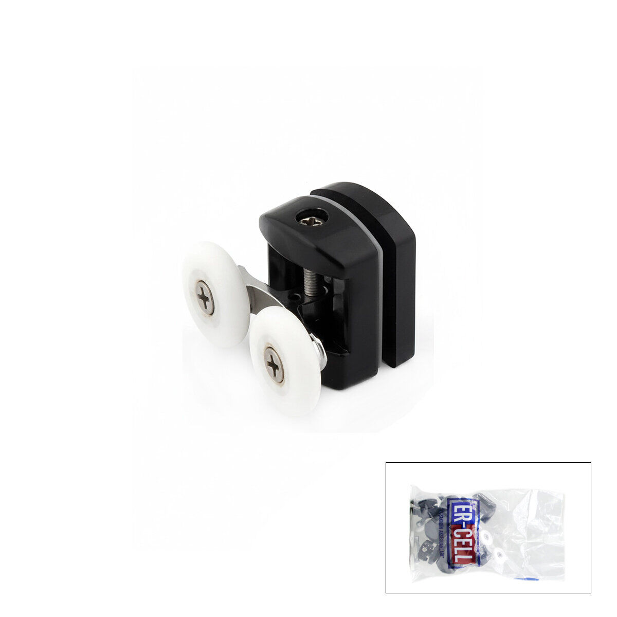 ER-CELL ( SİYAH ) DUŞAKABİN TEKERİ*8X100