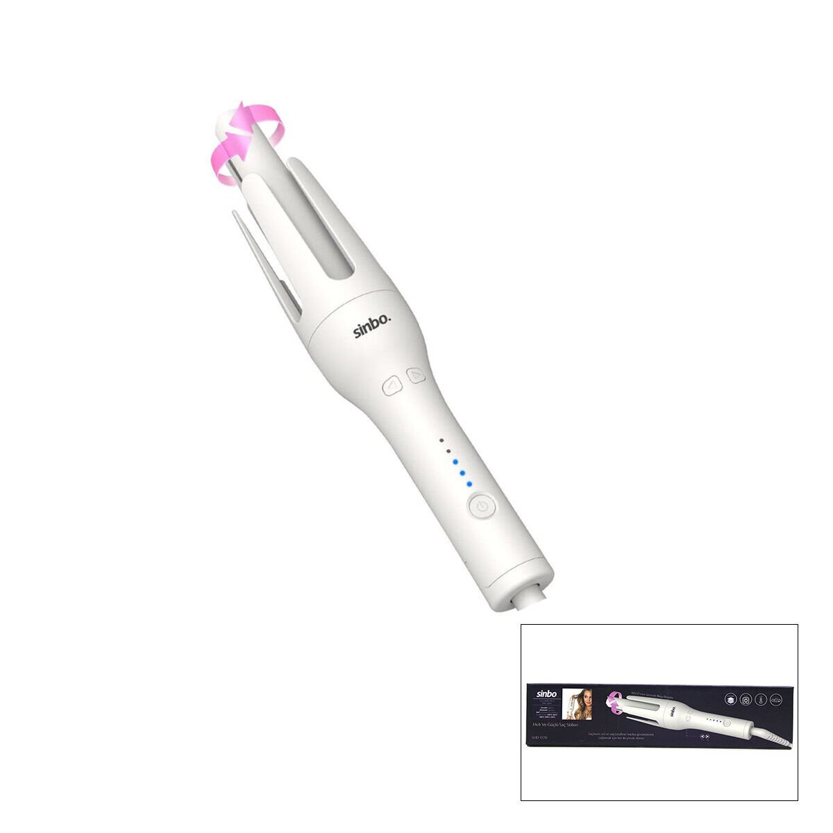 SİNBO SHD-1728 SAÇ ŞEKİLLENDİRME MAŞASI & ŞEKİLLENDİRİCİ ( SERAMİK KAPLAMA &140-160° SICAKLIK ) ( 360° DÖNEBİLEN KABLO ) 30W*40