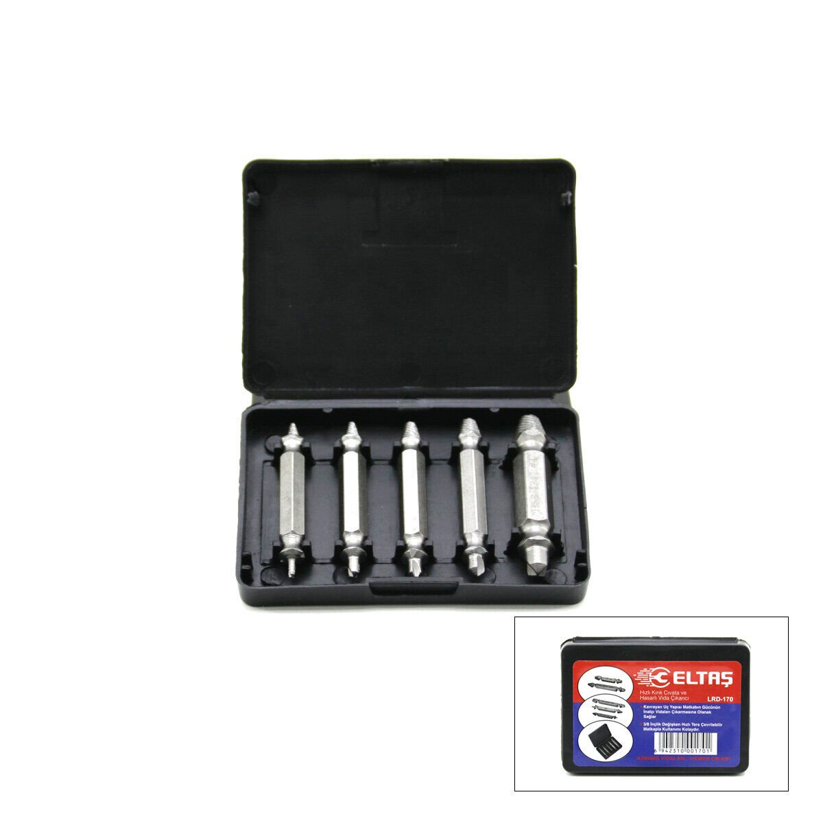 ELTAŞ LRD-170 ( 5PCS ) ( KLAVUZ UÇ ) SPEED OUT HASARLI VİDA ÇIKARICI*250