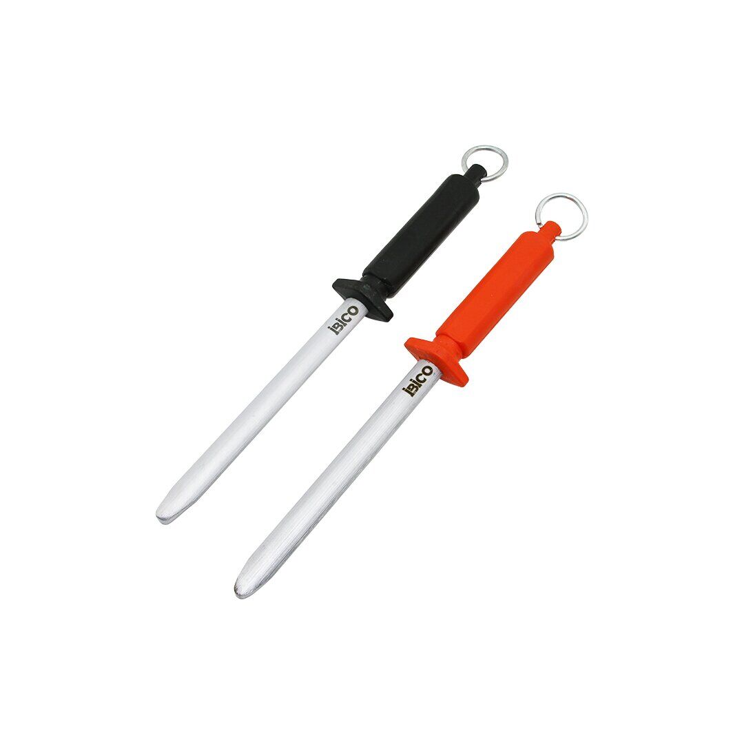 İBİCO ( 8'' ) ( OVAL YASSI ) MASAT ( 6GEN RENKLİ PLASTİK SAPLI ) ( METAL ASMA HALKALI )*70