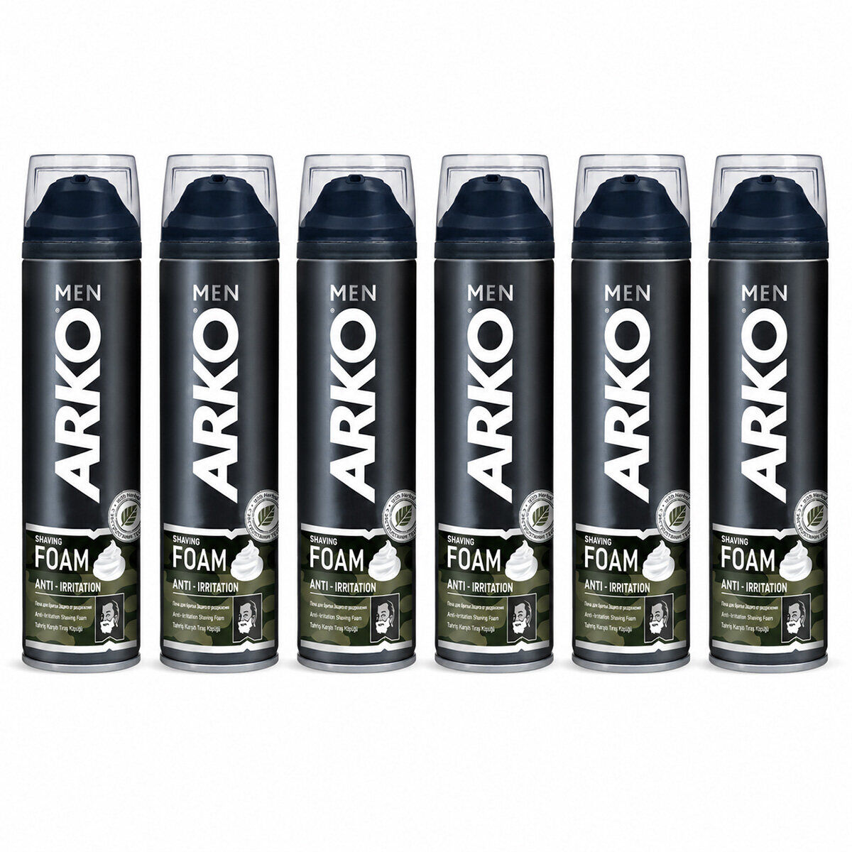 ARKO MEN ( ANTI-IRRITATION ) TRAŞ KÖPÜK ( TAHRİŞ KARŞITI & 200ML )*6X4