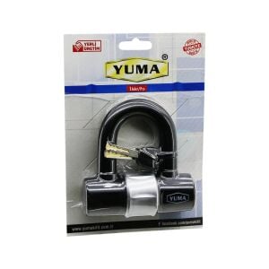 YUMA YM-740-V ( ÇOK AMAÇLI ) ( ÇELİK & U BAR & KELEPÇE DİSK ) ANAHTARLI ASMA KİLİT*40