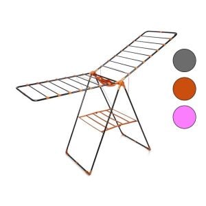 VİPAS PERA ( MİX RENK ) (KANATLI) ÇAMAŞIR KURUTMALIK (KATLANIR) (15KG & 16.5MT KAPASİTE) (MANDAL SEPETLİ)*5=K