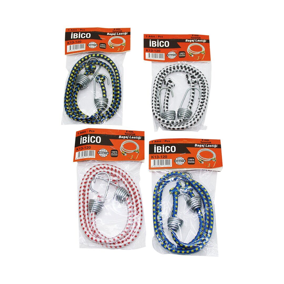 İBİCO K13-120 ( 6MM & YUVARLAK ) BAGAJ LASTİK*12X50