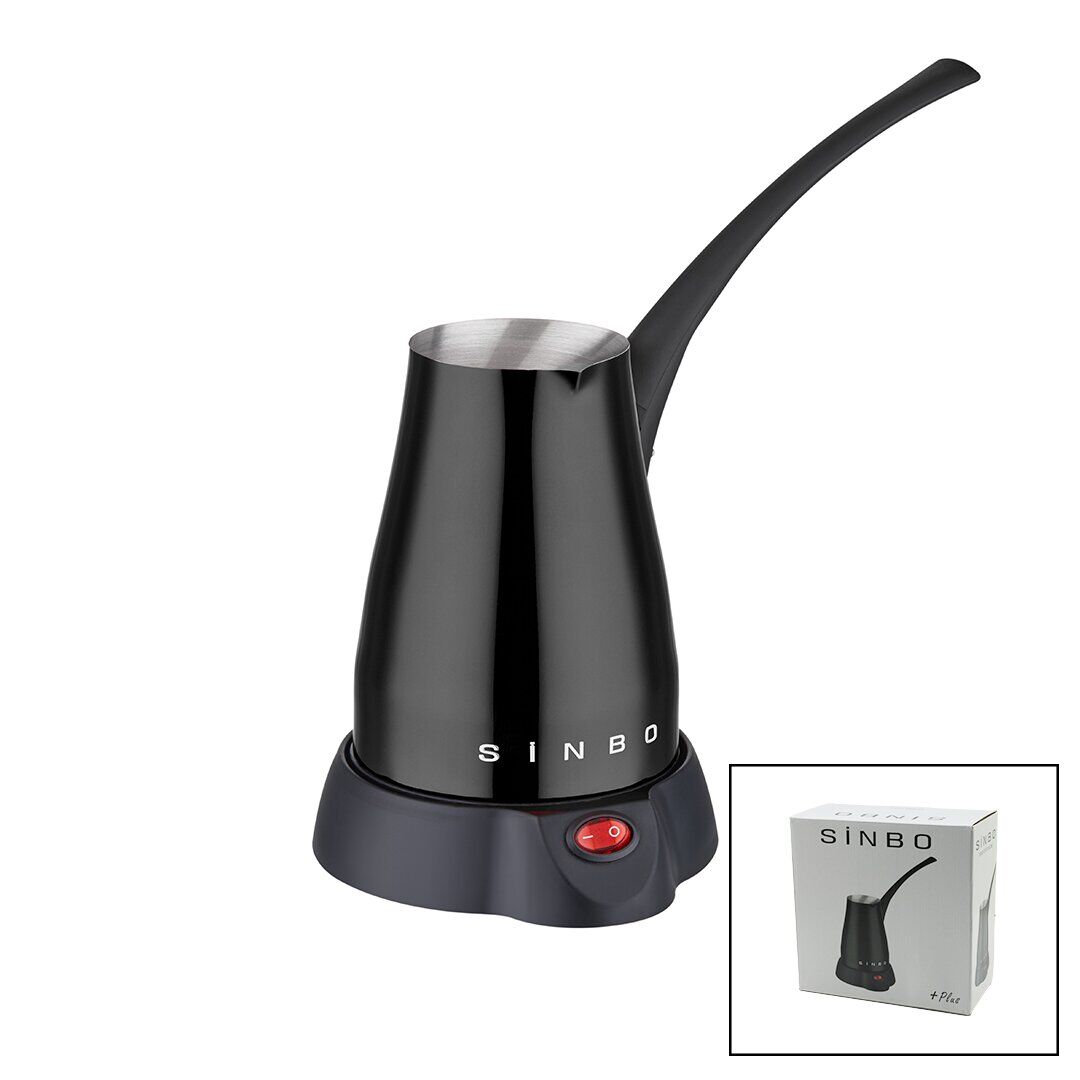 SİNBO SCM-2960 ( SİYAH ) ELEKTİRKLİ CEZVE ( TÜRK KAHVE MAKİNESİ ) ( 5 FİNCAN & 400ML HAZNE ) ( PASLANMAZ ÇELİK ) ( 360° DÖNEBİLME )*8