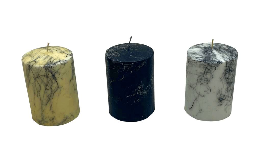 TAKOZ-012 ( MERMER DESENLİ ) ( KÖPÜK & ORTA BOY ) MUM*24=K