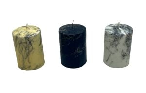 TAKOZ-012 ( MERMER DESENLİ ) ( KÖPÜK & ORTA BOY ) MUM*24=K