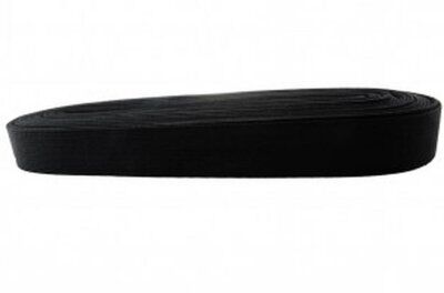 HUZUR ( SİYAH & 2CM ) PAÇA LASTİK YASSI GENİŞ 10MT*50