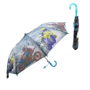 SKYBELT SKY-12 ( CHERY & DÜDÜKLÜ ) ( 8 TELLİ ) ERKEK ÇOCUK DESENLİ ŞEMSİYESİ*12X5