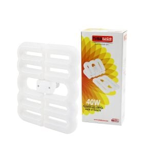 NİSALUCE EAM-097 (40W & E27) FLOWER (KATLANIR& 4B ŞEKİL) (21X23.5CM) BEYAZ LED LAMBA AMPUL (3600 LÜMEN& 6500K)*48