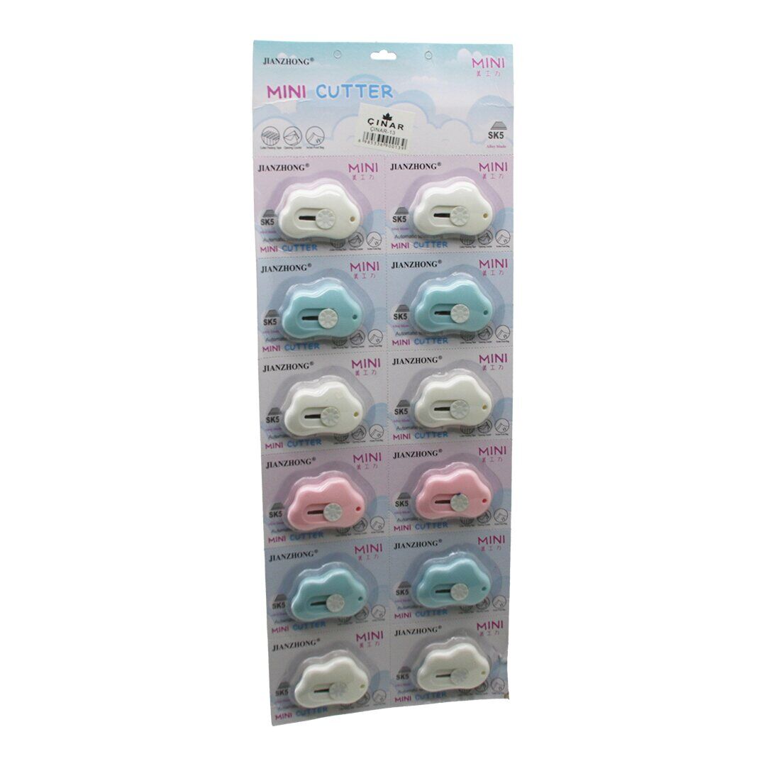 ÇINAR-13 JIANZHONG MINI CUTTER ( MİNİ ) ( CEP & ÇANTA ) ( HAVUÇ ) FALÇATA & MAKET BIÇAK*12X60