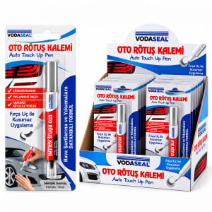 VODASEAL OTOMG ( METALİK GÜMÜŞ ) OTO RÖTUŞ KALEM ( FIRÇA UÇ ) ( 5ML )*12X1