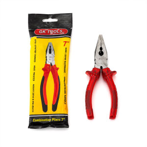 GK TOOLS ( KIRMIZI & ŞEFFAF ) ( 7'' ) ( SAPLI ) KARGABURNU ( 180MM) *6X20