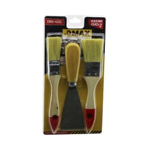REAL ÖZS OZS-8148 ( 3PCS ) BOYACI SETİ ( 1PCS SPATULA=50MM ) + ( 2PCS KESTİRME FIRÇA=NO-1-1.5)*240