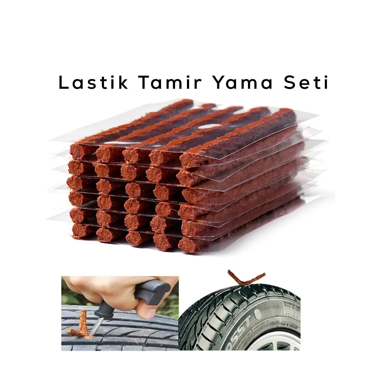 EMKA-5486 ( 50PCS ) LASTİK TAMİR & YAMA FİTİLİ*1X96