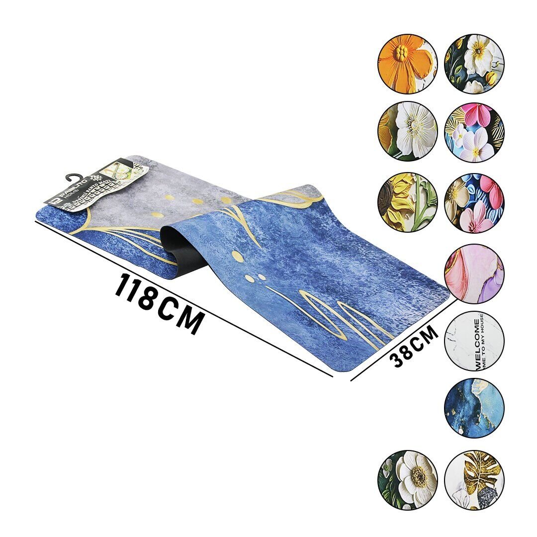 PABLITO HOME PBT-113 ( 3D RENKLİ DESENLİ & D.GEN ) (38X118CM) SU EMİCİ SİHİRLİ BANYO PASPAS ( ELASTİK )*50