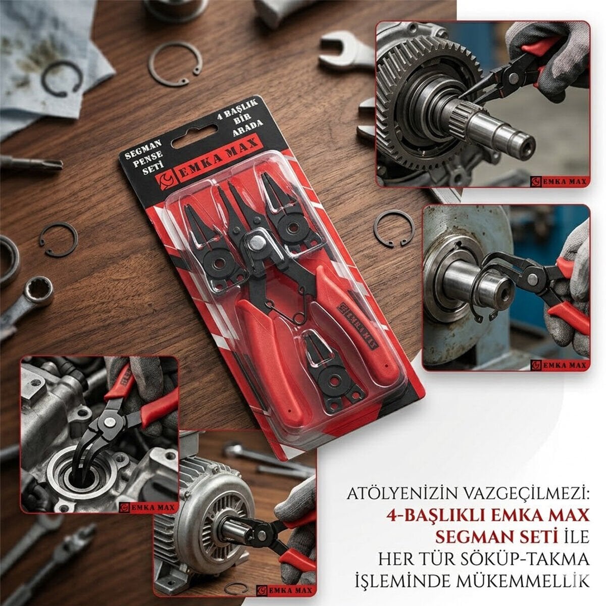 EMKA MAX-5572 ( 4IN1 ) SEGMAN PENSE SETİ ( İÇ VE DIŞ KELEPÇE ) ( DEĞİŞTİRİLEBİLİR BAŞLIK )*200