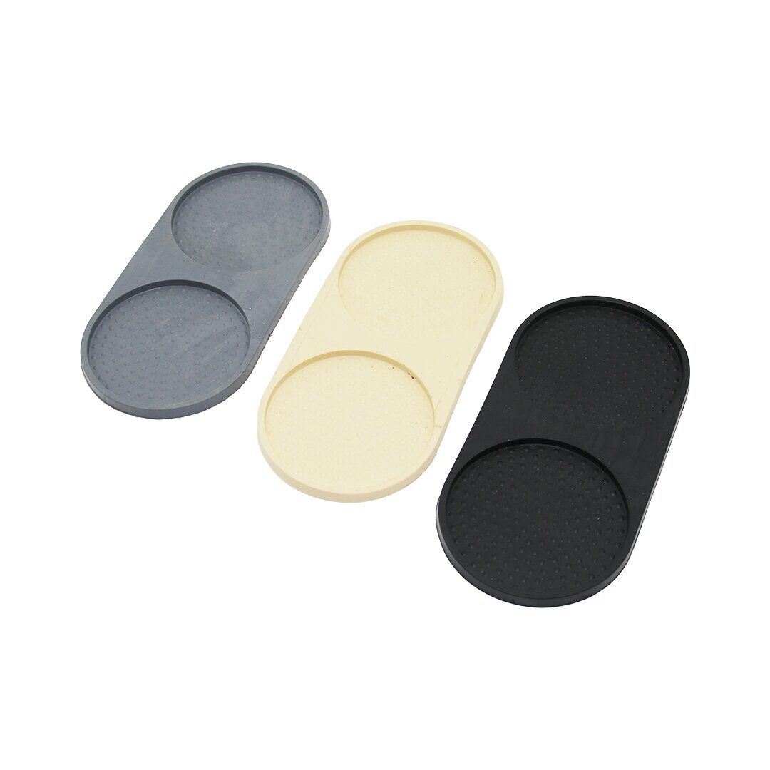 BAYSA ARMONY NO-1667 ( 2 BÖLMELİ ) ( OVAL ) ( RENKLİ SİLİKON ) YAĞDANLIK & SABUNLUK ALTLIK ( 12 X 24.5CM )*120