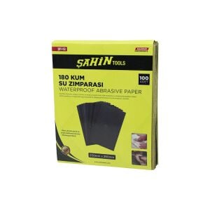 ŞAHİN TOOLS ŞHT-132 ( 180 KUM ) ( KAĞIT ) ( SU ZIMPARASI ) ( 230X280MM )*100X10