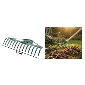 SAİT DEMİRCİ TT-0014 ( 14 DİŞLİ ) METAL TIRMIK  ( TAKVİYELİ ) ( 37CM )*12X1