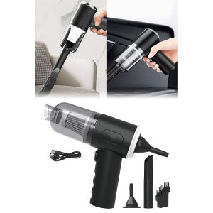 HASUBA HS-22 ( 3İN1 ) ( ÇEKME & ÜFLEME ) ( OTO-ARAÇ & EV ) EL TİPİ SÜPÜRGE ( USB ŞARJLI ) ( MİNİ & TAŞINABİLİR )İ*80