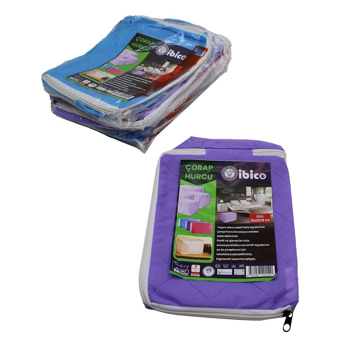 GÜLEV STK-008859 ( ÇORAP ) HURCU HURÇ SANDIK TİPİ MİNİ 22X33X40CM*20X20