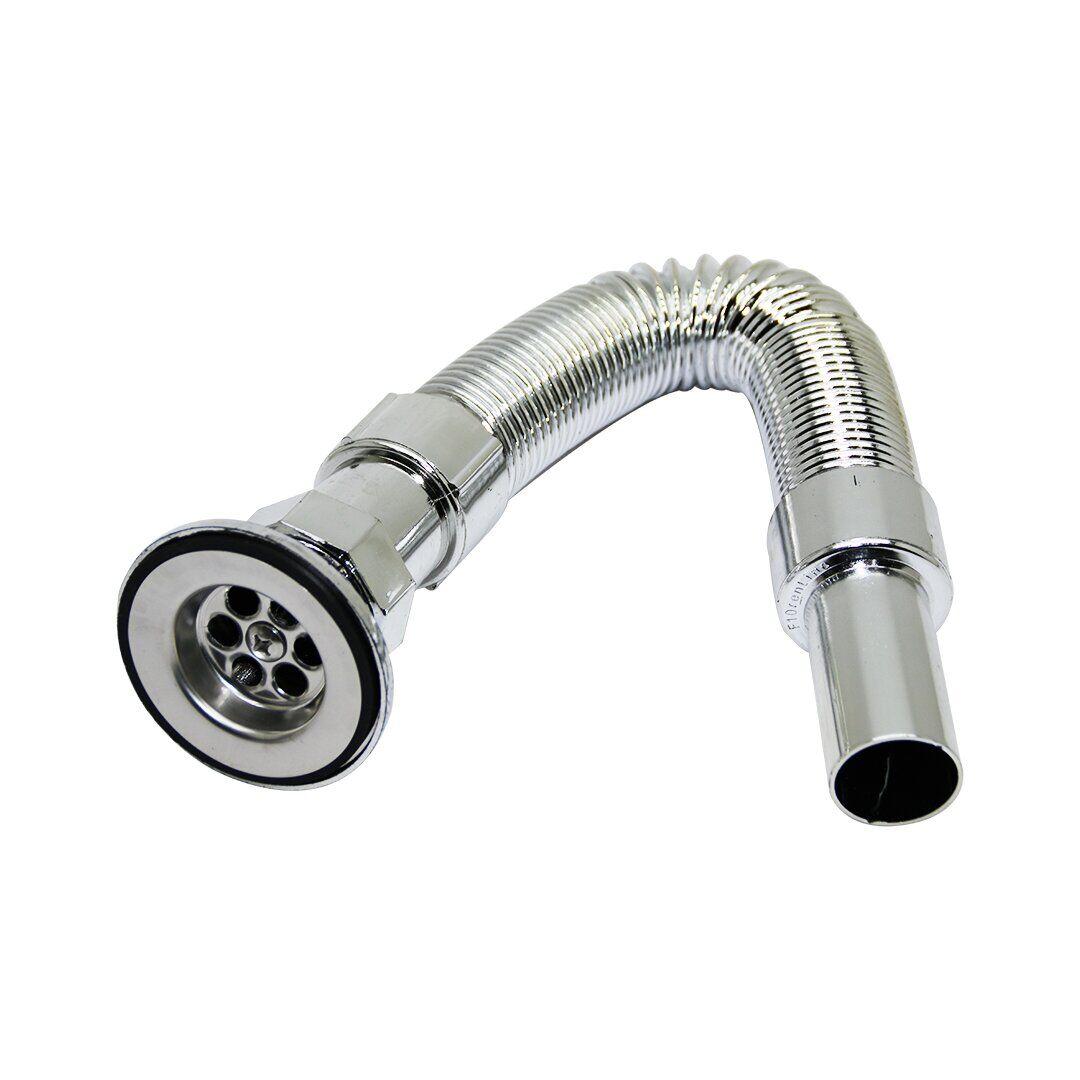 DMAX DMX-4650 ( KROM ) LAVABO SİFONU ( KÖRÜKLÜ = 33---80CM )*100