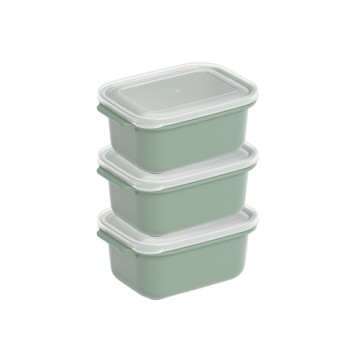 DÜNYA DP-31262-999 ( D.DÖRTGEN ) ( 3PCS = 1000ML ) EASY KEEP SAKLAMA KABI ( RENKLİ PLASTİK & ŞEFFAF KAPAK )*12=K