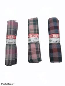 GÜLDEDE ( ETİKETLİ ) NATURAL RENKLİ SOFRA BEZİ & PİKNİK ÖRTÜSÜ 140X140CM*25X1