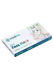 MEDİROC NOVY ( ÇOCUK & 10PCS ) ( BEYAZ ) MEDİKAL CERRAHİ YÜZ MASKESİ LASTİKLİ*1X100