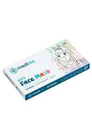 MEDİROC NOVY ( ÇOCUK & 10PCS ) ( BEYAZ ) MEDİKAL CERRAHİ YÜZ MASKESİ LASTİKLİ*1X100