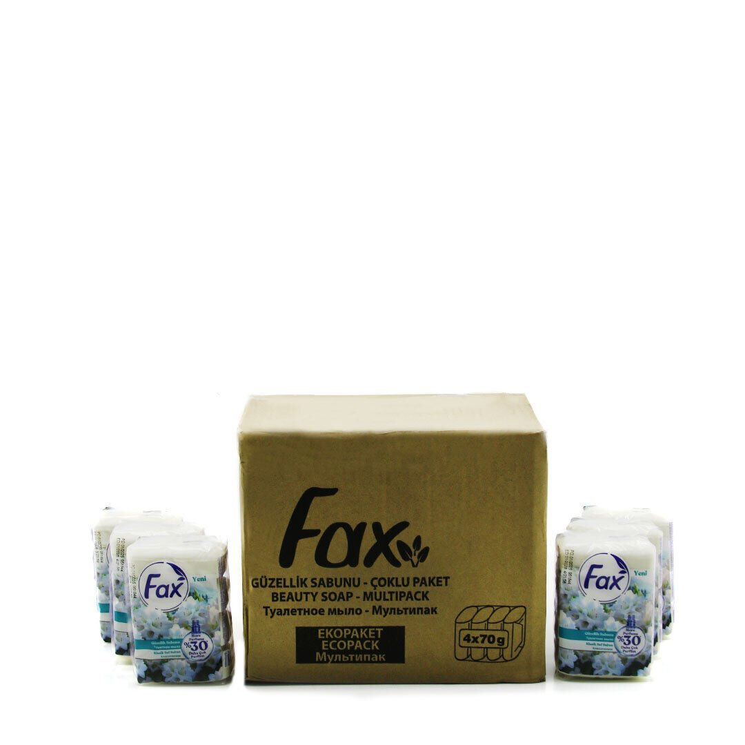 FAX-515487M ( BEYAZ SABUN ) ( 4PCS ) KALIP EL & GÜZELLİK SABUN ( 4X70GR= 280GR )*24X1