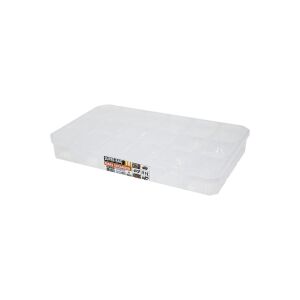 SUPER-BAG ASR-5075 ( MARS 18 BÖLMELİ ) ŞEFFAF ORGANİZER BOX*18