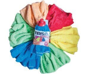TEMSAN TM-076 MİKROFİBER HAVLU MOP WELSOFT KARTELALI*60
