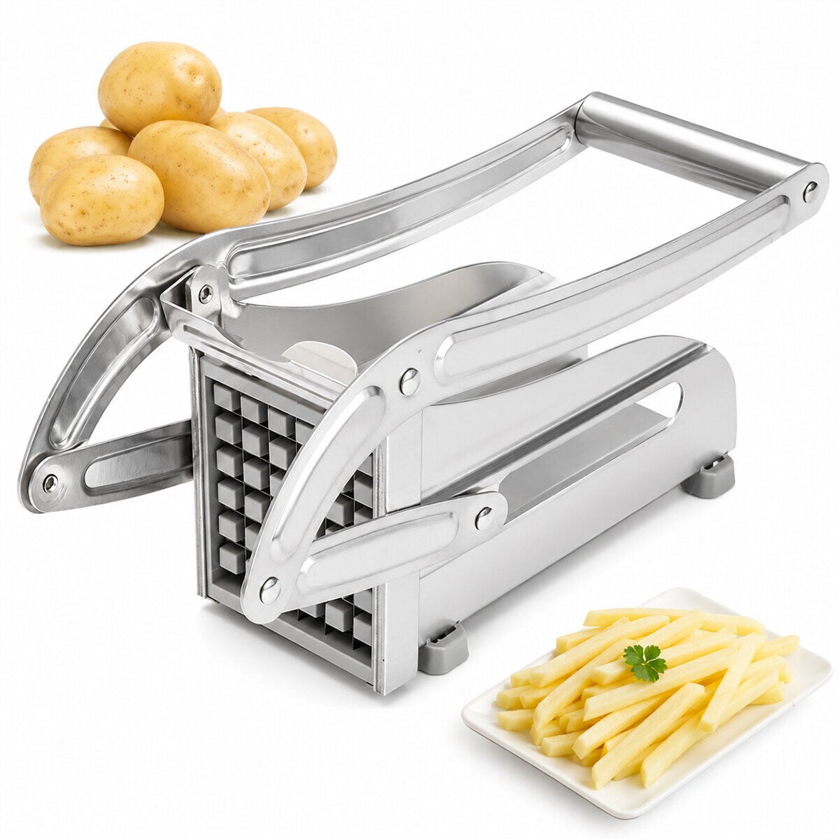 İBİCO İ22-459 PATATO-CHIPPER ( MANUEL ) PATATES & SEBZE DİLİMLEME MAKİNESİ ( KOMPLE METAL ) ( ÜSTTEN KOLLU )*36