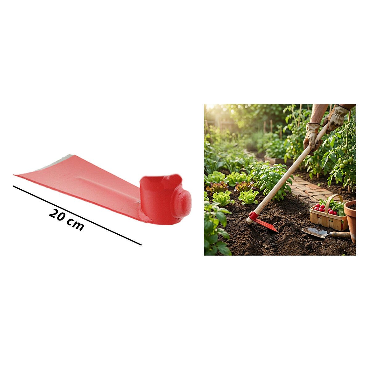SAİT DEMİRCİ UC-0121 ÜÇGEN ÇAPA ( ÇELİK ) ( 20CM )*1