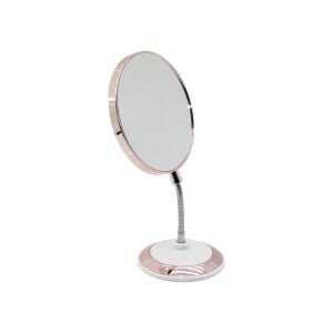 YAKUT-8388 ( 6'' ) ( YUVARLAK ) MAKYAJ AYNASI ( ÇİFT TARAFLI & BÜYÜTEÇLİ ) ( SPRALLİ TABLA AYAKLI )*48