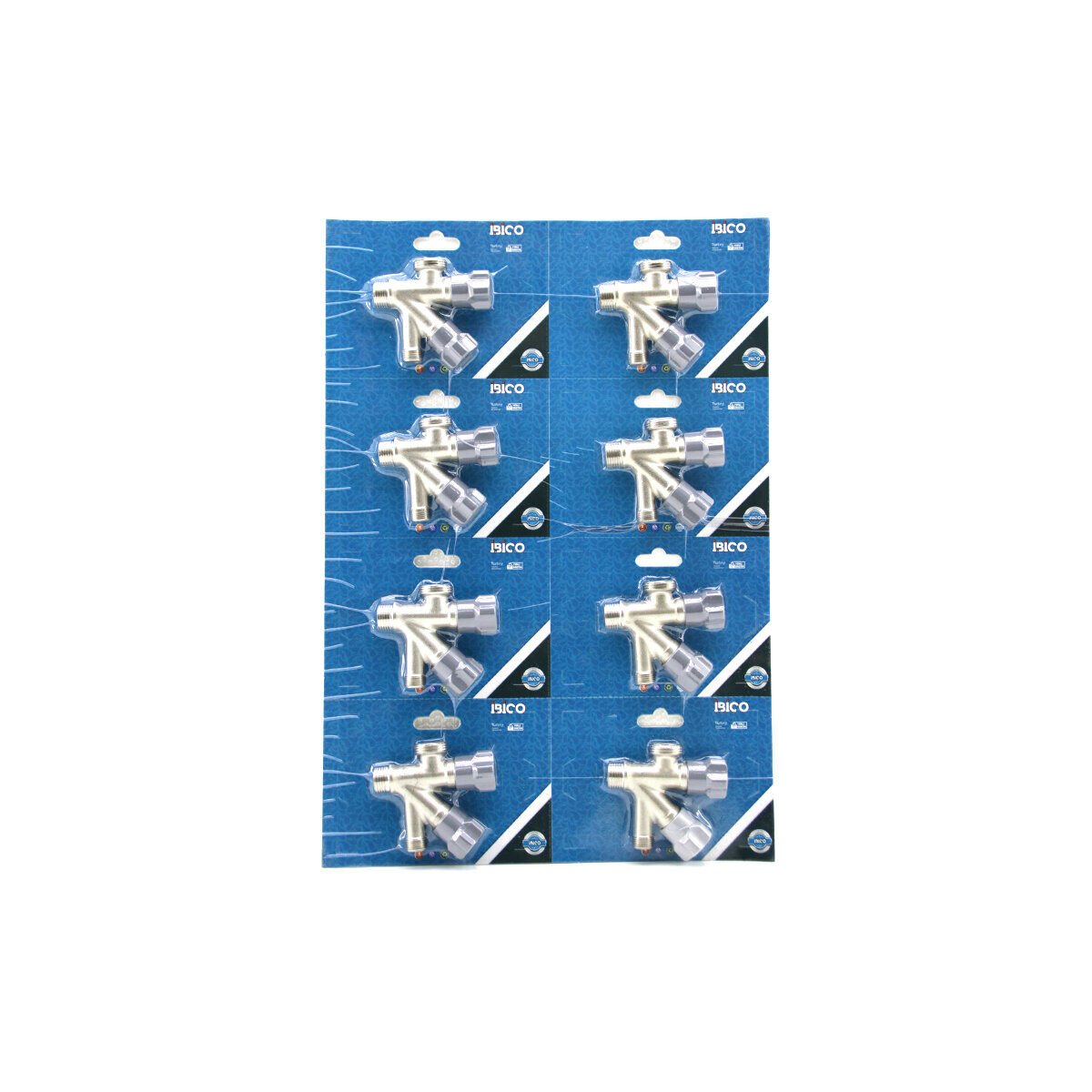 İBİCO K13-073 ( DUAL = ÇİFT BAŞLI ) TAHARAT MUSLUK ( VAKUMLU AMBALAJ )*8X15