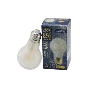ATC-A60-SS VİNTAGE SOSOFT (4W & E27) (LED FİLAMENT & RUSTİK AMPUL) LAMBA (KIRILMAZ PLASTİK CAM) (400 LÜMEN) (2200K) (25.000 SAAT)*80