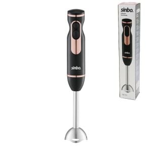 SİNBO SHB-7513 ( SİYAH - ROSE GOLD ) ( ÇUBUK ) EL BLENDER ( ÇELİK UÇLU ) ( DC MOTOR & 400W*12