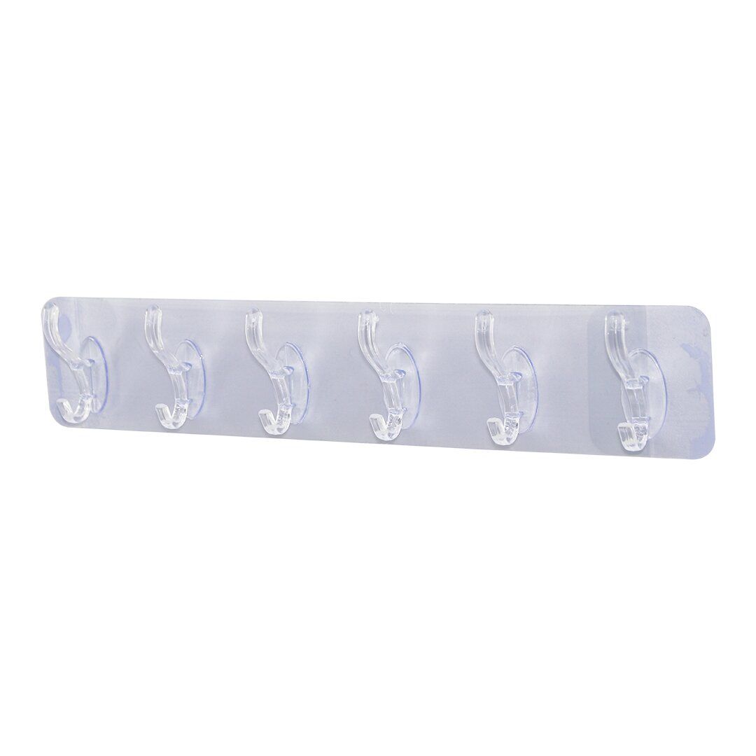 PABLITO HOME PBT-117 (6 KOLLU=5.8CM) MİKA KRİSTAL PLS.ASKI ( PVC ŞEFFAF YAPIŞKANLI ) (2-3 KG.TAŞIMA KAPASİTE) (6.2X34CM )*30X8
