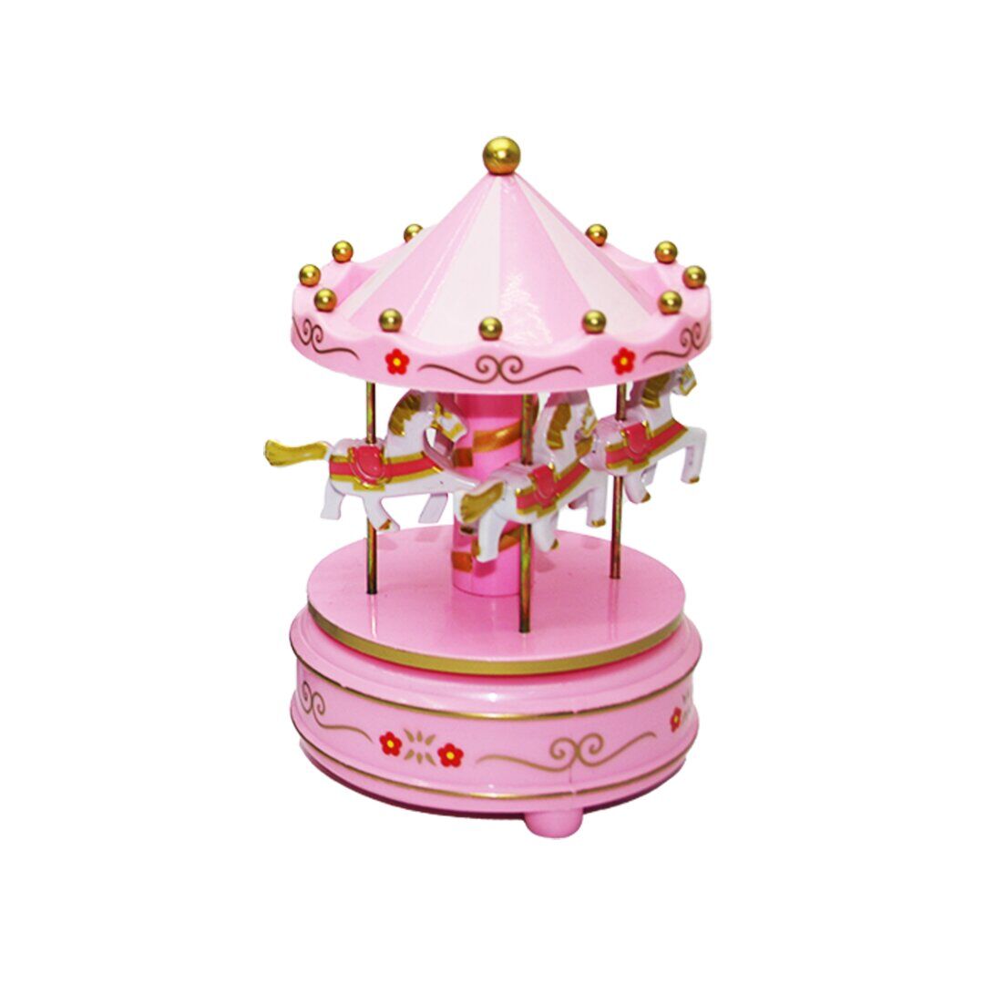 BAROTTİ MUSİE BOX CAROUSEL DMR-8380 ( MÜZİKLİ ) ATLI KARINCA ( ÇEVİRMELİ KURMALI ) ( RENKLİ PLASTİK )*96